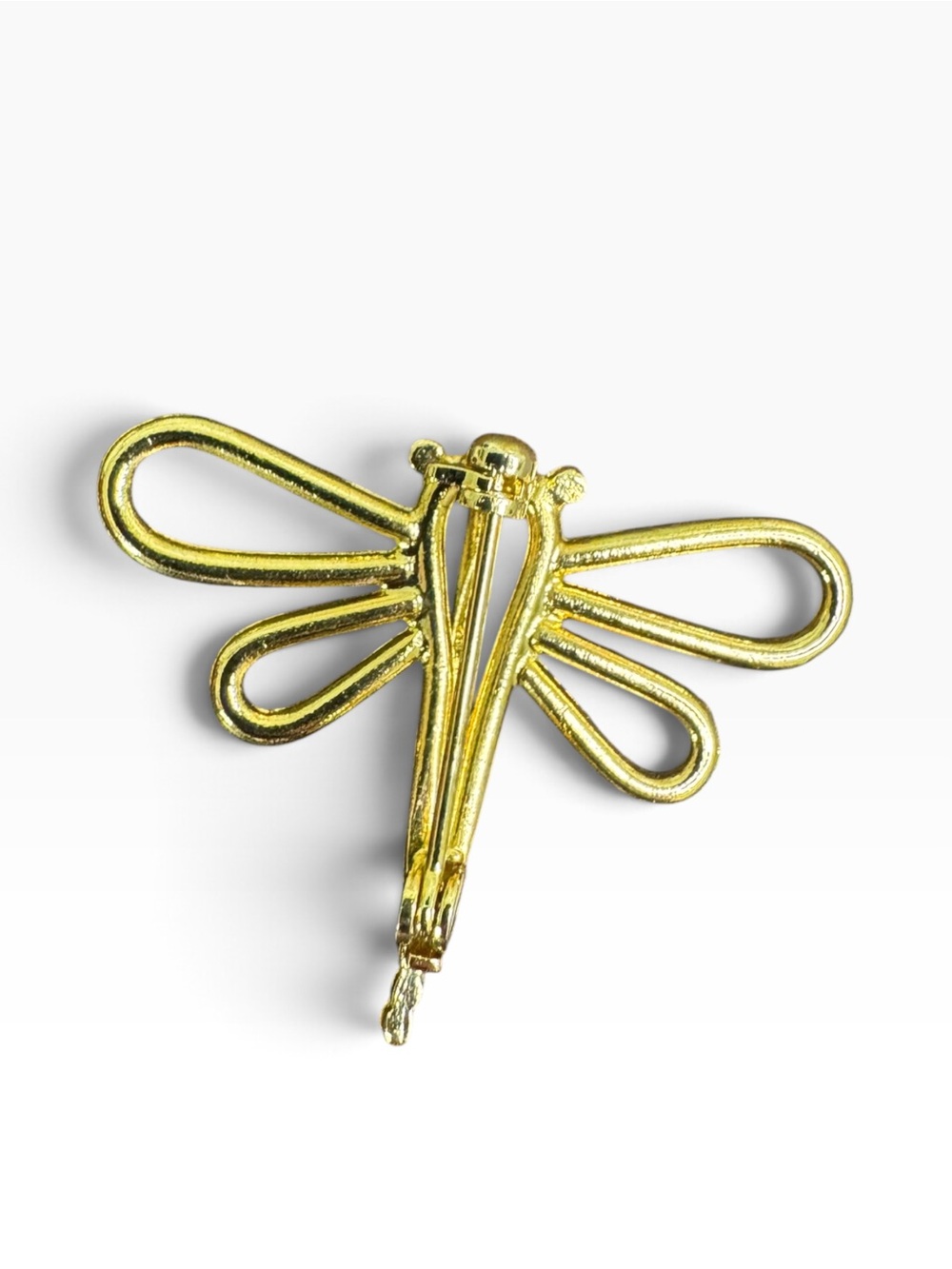 Gold Dragonfly Brooch Pin - Women's Jewelry